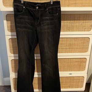 White House Black Market Black Boot Cut Jeans